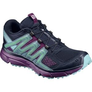 Salomon Women's Athletic Shoes - Black, Purple, Mint